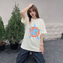 グッチ コピー ロゴ コットン Tシャツ gua31499