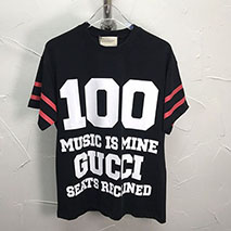 グッチ スーパーコピー Tシャツ コットン クルーネック ストライプ gur59948