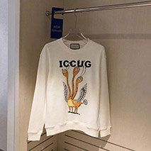 グッチ コピー Freya Hartas ICCUG プリント フーディー guq49627