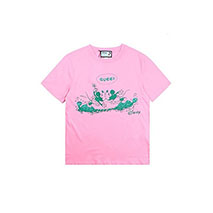 グッチ スーパーコピー コットン Tシャツ 半袖 ロゴ gub08445