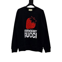 グッチ 偽物 21AW STRAWBERRY ロゴ キラキラ スウェット gut54976