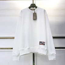バレンシアガ×グッチ コピー ホワイト コットンスウェットシャツ gub31507