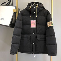 グッチ 偽物 ノースフェイス コラボ ナイロンジャケット アウター ロゴ Nor16849