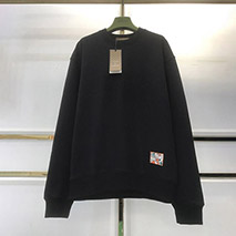 バレンシアガ×グッチ 偽物 ブラック コットンスウェットシャツ gui55872