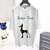 ボッテガ ヴェネタ 偽物 ウォッシュドコットンジャージー Tシャツ boy23393