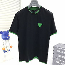 ボッテガ ヴェネタ 偽物 コントラスト ステッチ Tシャツ bot74090