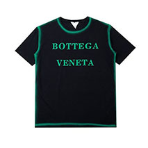 ボッテガ ヴェネタ スーパーコピー コントラスト ステッチ Tシャツ boa16879