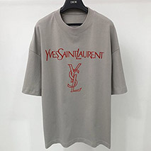 サンローラン 偽物 コットンジャージー Tシャツ Saw54611