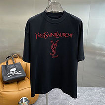 サンローラン 偽物 リバースロゴ 半袖Tシャツ Saj76425