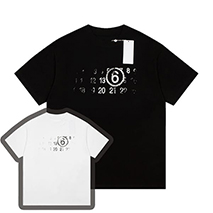 MM6 メゾンマルジェラ スーパーコピー ナンバリング ロゴ Tシャツ ベスト 2色 Mak27766