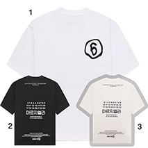 MM6 メゾンマルジェラ 偽物 ナンバリング ロゴ Tシャツ 3色 Maa17051