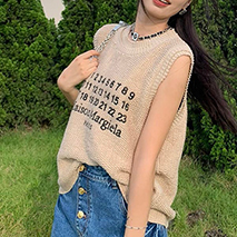 メゾンマルジェラ コピー シグネチャーステッチカシミアベスト Maj75064