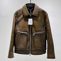 ベルルッティ スーパーコピー レザーブルゾン ライダースジャケット beu58653