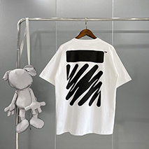 オフホワイト スーパーコピー Diagonal コットンTシャツ ofr65676