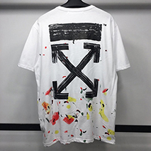 オフホワイト スーパーコピー Tシャツ スプレー カラバッジョ スリムフィット off22653