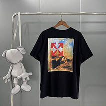 オフホワイト コピー グラフィティ アローロゴTシャツ ofu86647