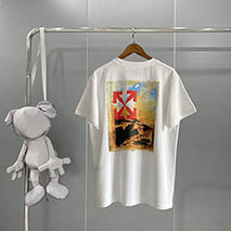 オフホワイト コピー グラフィティ アローロゴTシャツ ofn08286