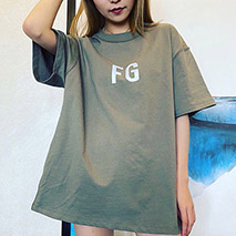 フィアオブゴッド 偽物 FG Tシャツ グリーン fit11955