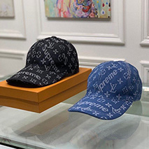 ルイヴィトン スーパーコピー ×シュプリーム キャップ Perforated Camp Cap navy 2色 vub13408