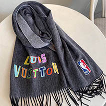 ルイヴィトン 偽物 LVxNBA コラボ カシミヤ マフラ vux17715