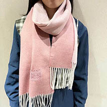 ロエベ スーパーコピー バイカラー スカーフ ウール カシミヤ loe86642