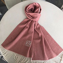 ロエベ 偽物 バイカラー スカーフ ウール カシミヤ loe79407