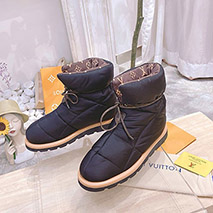 ルイヴィトン 偽物 ピロー ライン アンクルブーツ vuo61450