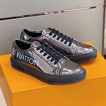 ルイヴィトン 偽物 タトゥーライン スニーカー「メタリック」クリアソール vut80945