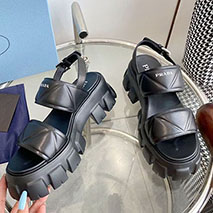 プラダ コピー ナッパ レザー スポーツ サンダル 靴 pus98576