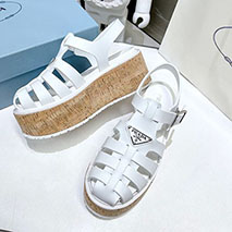 プラダ コピー Rubber wedge platform sandals ウェッジサンダル pub83961