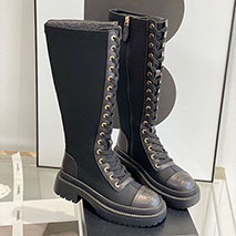 シャネル スーパーコピー レースアップ シューズ レザー she03446