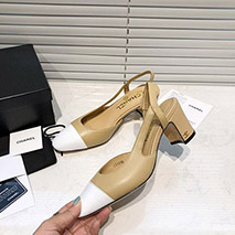 シャネル 偽物 スリングバック シューズ sha21135