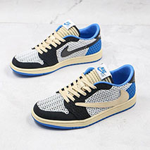 ナイキ 偽物 × トラビススコット エアジョーダン 1 レトロ ロー Flyknit DM7866141