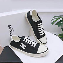 セリーヌ 偽物 トリオンフパッチ キャンパススニーカー Ced43956
