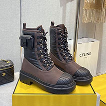 フェンディ 偽物 Ankle Boots アンクル バイカー ブーツ feg77103