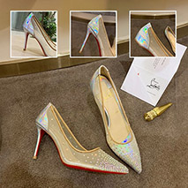 クリスチャン ルブタン コピー Follies Strass 100 パンプス Ruh15246