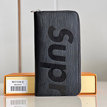 シュプリームルイヴィトン スーパーコピー 財布 ジッピーウォレット 新作 Epi Leather Zippy Organizer Wallet 黒 M67548