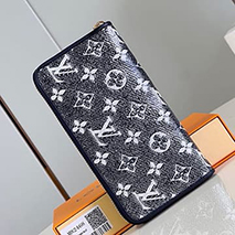 ルイヴィトン 偽物 モノグラムデニムジッピーウォレット 長財布 M82468