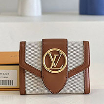 ルイヴィトン スーパーコピー ポルトフォイユLV ポンヌフ コンパクト 折りたたみ財布 M81393