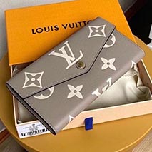 ルイヴィトン 偽物 長財布 ポルトフォイユ サラ バイカラー LV20331