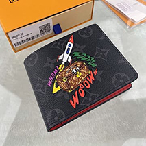 ルイヴィトン コピー 二つ折り財布 エクリプス ポルトフォイユ・ミュルティプル M80930