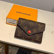 ルイヴィトン コピー 財布 ポルトフォイユ ヴィクトリーヌ ダミエ エベヌ ミニ財布LV20269