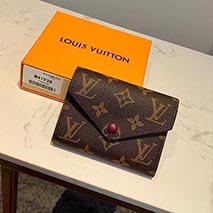 ルイヴィトン コピー 財布 ポルトフォイユ ヴィクトリーヌ ダミエ エベヌ ミニ財布LV20272