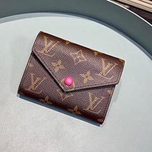 ルイヴィトン コピー 財布 ポルトフォイユ ヴィクトリーヌ ダミエ エベヌ ミニ財布LV20275