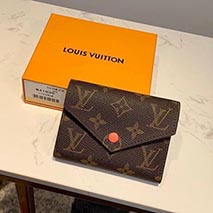 ルイヴィトン コピー 財布 ポルトフォイユ ヴィクトリーヌ ダミエ エベヌ ミニ財布LV20271