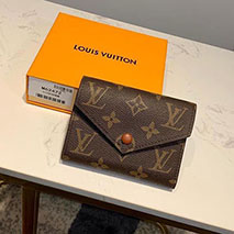 ルイヴィトン コピー 財布 ポルトフォイユ ヴィクトリーヌ ダミエ エベヌ ミニ財布LV20270