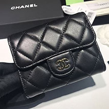 シャネル コピー クラシック コインパース 財布 黒 shv08600