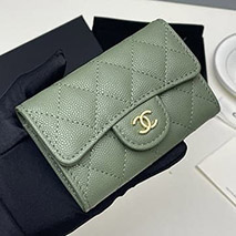 シャネル コピー ミニ財布 キャビア イエロー ライトゴールド金具 shj12676