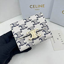 セリーヌ 偽物 トリオンフキャンバス コンパクトウォレット Ceb37544