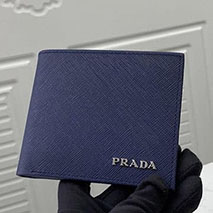 《大人気》プラダ スーパーコピー レザー折りたたみ財布 pui67139